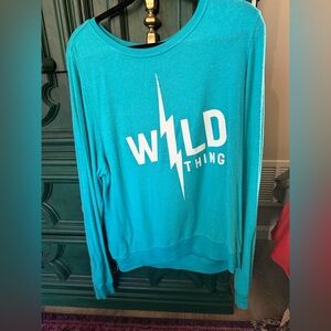 Teal 'Wild Thing' Sweatshirt